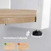 WOLTU Couchtisch rund, Beistelltisch modern, mit 2 Ablagen, Produktbild-Vorschau 8