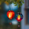Solar LED Deko Heißluftballon zum Aufhängen, ca. 14x14x45 Produktbild-Vorschau 2