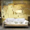 Vlies Fototapete - Golden Oddity 450x315 cm Abstrakt Produktbild-Vorschau 2