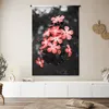 MuchoWow® Wandteppich Wandbehang Blumen - Rosa - Farbe Produktbild-Vorschau 6