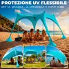 ELONEO, tenda parasole Strandzelt, protezione solare 50+, Anteprima dell’immagine prodotto 6