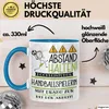 Handballspielerin Tasse Geschenk Lustig Abstand Halten Produktbild-Vorschau 3