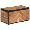 vidaXL Truhe 60x30x30 cm Massivholz Akazie und Eisen Produktbild-Vorschau 9