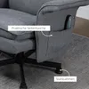 HOMCOM massagestoel met voetbank, elektrische tv-stoel met Productafbeelding-voorbeeld 5