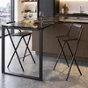 Barhocker klappbar schwarz Belastbarkeit bis 110 kg - 2er Produktbild-Vorschau 7