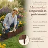 Floranica Bordura per Giardino in legno 30 x 100 cm Marrone Anteprima dell’immagine prodotto 5