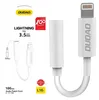 DUDAO Adaptér USB Lightning - Jack 3,5 mm Bialy Náhľad obrázku produktu 1
