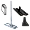 PremiumX DELUXE X90-48 Dachsparrenhalter 90cm Mast Kappe Produktbild-Vorschau 1