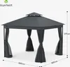 Blumfeldt Mondo Dual Pavilion 3x3 - dvojitá střecha a sítě Náhled obrázku produktu 8
