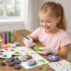 Kit créatif DIY pour peindre des pierres, peintures Voir les images du produit 3