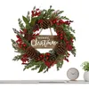 Weihnachtskränze und Winterkränze zum Aufhängen Tür Kränze Produktbild-Vorschau 3