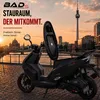 Motorroller 50 ccm Burnout BAD s Mattschwarz 45 km/h Produktbild-Vorschau 5