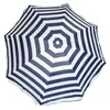 Sonnenschirm - blau/weis - gestreift - 160 cm - UV-Schutz Produktbild-Vorschau 1