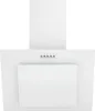 A white kitchen range hood is shown against a white background. Produktbild-Vorschau