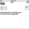 Reyher  Sechskantmuttern DIN 936 22 H M 14 x 1,5 (100 Produktbild-Vorschau 1