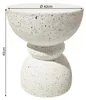 Table basse moderne Rebecca Mobili Travertine 42,5 x 35 x Voir les images du produit 3