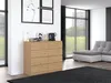 Komoda Malwa M8 120 cm z 8 szufladami w kolorze artisan Náhled obrázku produktu 10