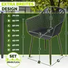 Set di 2 sedie da giardino tillvex® resistenti alle Anteprima dell’immagine prodotto 2