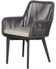 2er Set Diningsessel Marbella Rope - Aluminium Gestell Produktbild-Vorschau 3