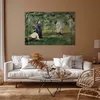 Italienischer Leinwand Leinwandbild - La Partie de croquet Produktbild-Vorschau 4