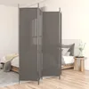 A bedroom scene with a bed and a folding screen. Podgląd zdjęcia produktu