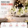 alpina Gin Tonic Gläser Set 4 Stück – Große Gin Gläser – Produktbild-Vorschau 7