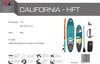 F2  Stand up Paddle Board CALIFORNIA - HFT SUP 11,6  Türkis Produktbild-Vorschau 6