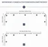 Douchegordijnstang U/L-Form 75×(150-190)×75 cm, Edelstahl, 24 Ringe Voir les images du produit