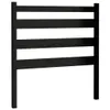 vidaXL Kopfteil Schwarz 81x4x100 cm Massivholz Kiefer - Produktbild-Vorschau 2