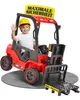 Kinder Gabelstapler 52108 Rot mit Fernbedienung bis 6 km/h Produktbild-Vorschau 1