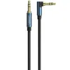 A close-up studio shot of a Ugreen 3.5mm audio AUX cable with a 90-degree angle connector. Produktbild-Vorschau