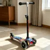Kinder Scooter,3 Räder Faltbare Scooter mit LED Leuchtenden Produktbild-Vorschau 2