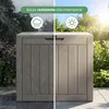 Baule da giardino impermeabile 117L contenitore esterno Anteprima dell’immagine prodotto 8