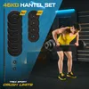 TREX SPORT Langhantel Set | Hantelset 46kg mit Produktbild-Vorschau 2