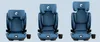 Three car seats shown side-by-side, each adjusted to a different height. Náhled obrázku produktu