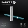 Parker 51 Füller | Petrolblauer Schaft mit Chromfarbenen Produktbild-Vorschau 2