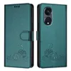 Leder Hülle für Oppo A1 Pro/Reno8 T 5G Süße Katze Flip Case Produktbild-Vorschau 2