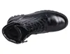 A black leather boot is shown from a top-down perspective against a white background. Anteprima dell’immagine prodotto