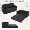 LVHOM Schlafsofa Ausziehbar 2-Sitzer Cord, Bettsofa mit Produktbild-Vorschau 7