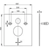 alcadrain Schallschutz für Wand-WC und Bidet mit Zubehör Produktbild-Vorschau 4