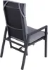 Gartenstuhl 2er Set JULE - Polyester, mit Kissen, Grau | Produktbild-Vorschau 4