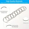 30 Stück Metall-Buchring, 30mm, Silber, Hochwertige Produktbild-Vorschau 5