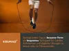 KRUMAD Fitness švihadlo 280 cm, Speed Rope s pěnovými Náhled obrázku produktu 9