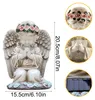 Solar-Fee-Figur mit LED, wetterfest, 1 Stück, 20x15 cm Productafbeelding-voorbeeld