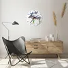 Wanduhr - Rund - Glasuhr - Moose Berge Winter illustration Produktbild-Vorschau 6