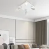 ZMH LED Deckenleuchte Weiß 4 Flammig Deckenlampe GU10 Produktbild-Vorschau 9