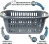 Wäschewanne 3er Set, große Wäschekörbe 55 x 37 x 20 cm, 30 Produktbild-Vorschau 5