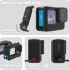 Für GoPro Hero 12 11 10 9 Zubehör Kit Schwarz Silikon Produktbild-Vorschau 5