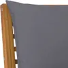 Divano centrale modulare con cuscini grigio scuro in legno Anteprima dell’immagine prodotto 5