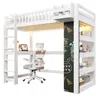 Hochbett 90x200cm mit Schreibtisch, Kreidetafel & Produktbild-Vorschau 8